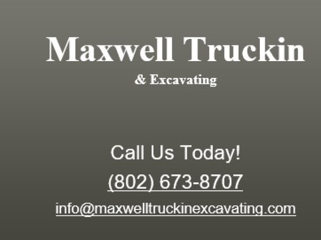 Maxwell Truckin & Excavating
